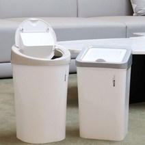 화장실 주방 인테리어 미니 사각 종량제 10리터 휴지통 쓰레기통, 비닐구매