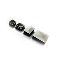 둑스엔플러스 사각 캡(검정플라스틱2T-4T용) 파이프마무리용캡 30-100mm 조인 사각파이프조인트, 파이프 캡(블랙 2t~4t용)-75x75