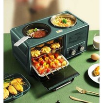 다기능오븐토스터기 제과제빵 오븐 전기오븐 토스트기, 핑크