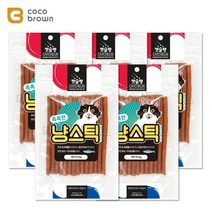 고양이 그르릉 하냥 맛난 연어스틱 간식5봉 영양간식 추천