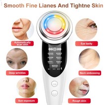 얼굴 마사지 갈바닉 Xiaomi Mijia 7in1 RF EMS Mesotherapy, 하얀