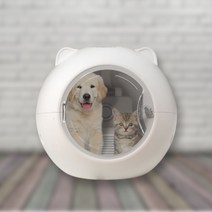 래빗아일랜드 만능 펫드라이룸 강아지 털 말리기 고양이 드라이기, 핑크