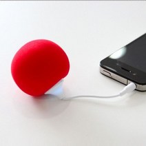 [천삼백케이] [로고마크] AUDIO DOCK - 포터블 도킹스피커, 흰색(White)