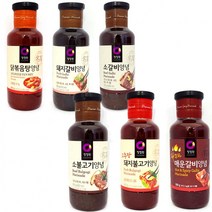 청정원 불고기양념 갈비양념 닭볶음탕양념 고추장 불고기 돼지갈비 소갈비 양념, 청정원 소갈비양념500g