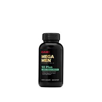 GNC Mega Men 50 Plus One Daily Multivitamin for Men 60 Count Take A Day Supports Prate Heart Br