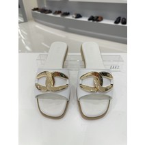 닥스신발 여성 금장장식 뮬 슬리퍼 DID309