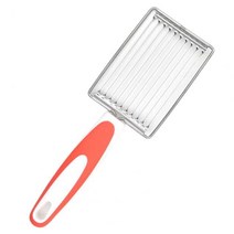 소세지칼집 스팸 슬라이서 바나나 달걀 에그 두부 소시지 감자 다목적 채칼 커터 컷팅기, 주황색