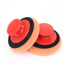 자동차 셀프 세차 왁싱 스펀지 차량용 손잡이 스폰지 코팅, A) 1세트