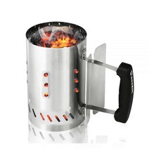 꾸버스 원형 차콜스타터 M 숯 점화 착화 바베큐 용품 침니스타터