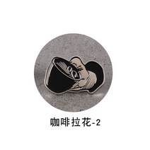 커피 크리에이티브 브로치 에스프레소 카페 장식 액세서리 바리스타 배지 EK43 커피 콩 브로치 기념 선물용, (200004889)육군 녹색