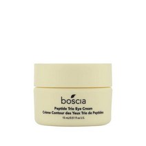 다크서클크림 눈가 서클 아이크림 boscia Peptide Trio 아이 크림 비건 동물 실험을 하지 않은 스럽고 스킨케어 펩타이드 블렌드 식물성 오일이 에이지 디파잉 0.51, 단일수량