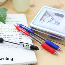 편안한 고무그립 애니볼 12개입 적 팬 판촉물펜 특이한볼펜 펜 판촉펜