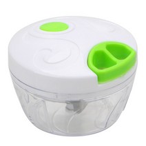 핸드 헬기 민서 슬라이서 슈레더 주방 가제트 수동 로프 푸드 프로세서, 하얀