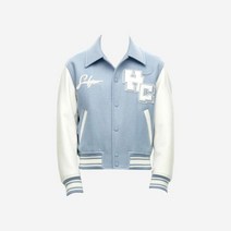 솔리드 옴므 스컬프처 바시티 점퍼 블루 Solid Homme Sculpture Varsity Jumper Blue