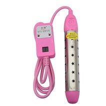 가열 돼지꼬리 히터 온수 물데우는 기계 물 가열기, 온도 제어 업그레이드 모델 2500W 노란색