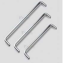 환봉 손잡이 BYG12 철 BYGS12 스텐 부영 기계 제작 가구 슬라이딩 도어 DIY 인테리어 용, BYGS 스테인리스(SUS303), 12-125