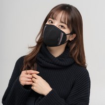 아이러브허브 KF94 시험완료 패션마스크 (블랙), L사이즈