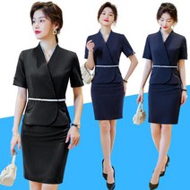 프리미엄 세트 여자 정장 여름 유니폼 호텔리어 카운터 인포 데스크 성형외과 상담사 근무복