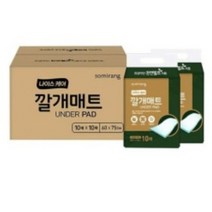 소미랑 성인용 나이스케어 깔개매트, 10매입, 20팩