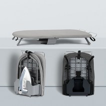 온다온 다리미판 폴딩 접이식 좌식 열전도 다림질 판, 블랙