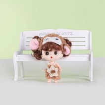 3D 시뮬레이션 눈 인형 및 옷 DIY 장난감 10cm 귀여운 인형 액세서리, Only clothes, Caramel colour