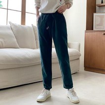 셀러허브(잡화) 여자 끈 밴딩 골덴 일자핏 4컬러 팬츠 바지