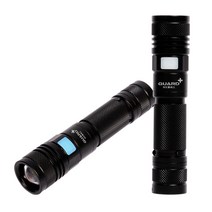 스트롱 줌인아웃 LED 미니랜턴 5가지 모드 CREE XM-L2 써치 라이트 해루질 등산 방수 손전등, 단품(후레쉬1개)