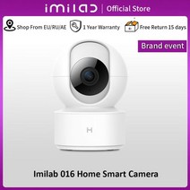 아기캠 베이비 펫캠 가정용CCTV IMILAB-글로벌 버전 016 IP 카메라 모니터 스마트 Mi 앱 360 ° 1080P HD WiFi 보안 카메라 CCTV 감시 i w, 카메라만_중국 | EU 플러그