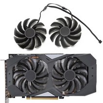 Cavabien Gigabyte GTX 1660 1660Ti 그래픽 카드 쿨러 팬용 87MM T129215SU PLD09210S12HH 4PIN GTX1660 GTX1660Ti 쿨, 2pcs-Graphics fan-4PIN
