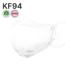 네퓨어 KF94 새부리형 아토 데일리 마스크 60매 국산 황사 미세먼지 끈조절 마스크, 네퓨어 KF94 아토 흰색 60매, 60개
