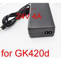 50PCS IC 솔루션 Zebra GK420d GX420d GK420t GK420t 프린터 어댑터 용 AC / DC 24V 전원 공급 장치, 01 24V 4A