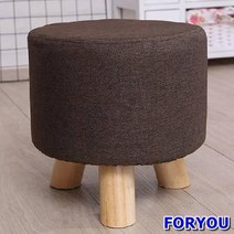 Foryou488 홈카페가 로망이라면! 원목 원형 스툴 의자 야외 인테리어, 그린, 상세페이지 참조