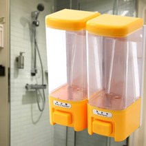 벽걸이샴푸통 푸쉬디스펜서 샴푸벽걸이 손세정제통 손세정제용기 물비누통