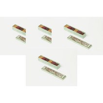 메종브아시에 바닐라 초콜릿 라즈베리 카라멜 박스 110g Maison Boissier Plumier, 4팩