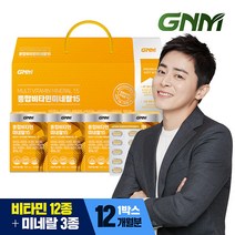 GNM자연의품격 종합비타민 미네랄 15 선물세트, 90정, 4개입