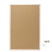 제도판 제도기 책상 건축사 스탠다드 휴대용 테이블 40x60cm 코르크 보드 드로잉 소나무 프레임 화이트 홈