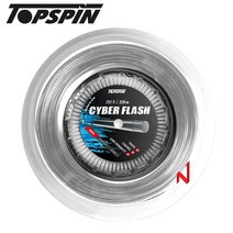 뉴페이스 탑스핀 테니스스트링 사이버 플래쉬 1.20 (GY) 220m