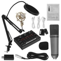 GAM-U87V/U87P Professional Studio Condenser Microphone Wireless Karaoke V8 Sound Card, 05 GAM-U87V B