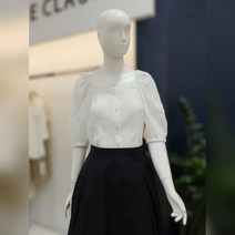 나이스크랍 나이스클랍 스퀘어넥 볼륨소매 블라우스(A233PWB603)IV