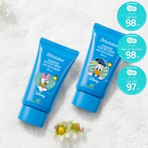 제이엠솔루션X디즈니 에델바이스 빙하수 알프스 선크림 펄 도날드&데이지 (SPF50+ PA++++) 2종 기획세트, 단품