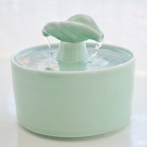 연잎 세라믹 고양이정수기 자동 급수기 강아지정수기 필터 분수대 음수대, 본품
