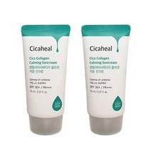 (1+1)퍼스트픽 시카 콜라겐 카밍 선크림70ml +70ml/끈적임X 백탁X/25년11월까지