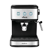 유럽 Ufesa CE725 에스프레소 머신 커피 원두 그라인더 터치 스크린, 7.ce7242 이녹스