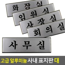고급 알루미늄 사내 표지판 대 사무실 사장실 회의실, 화장실(TOILET)