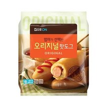 청정원 쫀득쫀득 오리지널 핫도그 냉동 10개입 육즙 어린이간식 750g 가정간편식 자취음식, 50세트