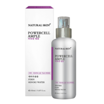 내추럴스킨 파워셀 뿌리는 앰플 미스트 150ml 미백 주름개선 앰플 콜라겐 펩타이드 탁련+사은품 샤워물티슈 1개