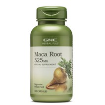 GNC 마카루트 525mg 100정 (캡슐) Herbal Plus Whole Herb Maca Root 100caps, 1개