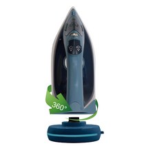 가정용 강력한 무선 전기 옷 스팀 다리미 수퍼 파워 의류 핸드 헬드 천 2200W, 푸른, 중국, 영국, 파란색