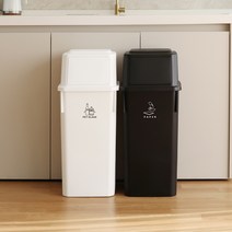 모노블 더길어진 재활용 분리수거함 60L 2P, 블랙, 2개