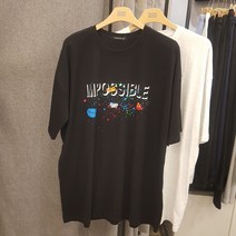 레겐보겐 가격할인 공용박시핏 임파시블 반팔티 2컬러